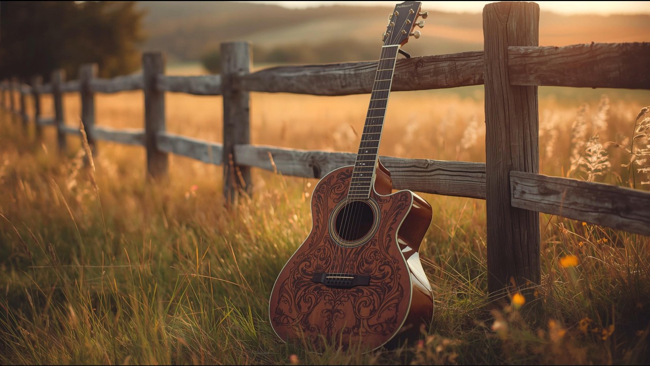 Peaceful Country Instrumental 🎸 Soft Acoustic Guitar for Relaxing & Studying