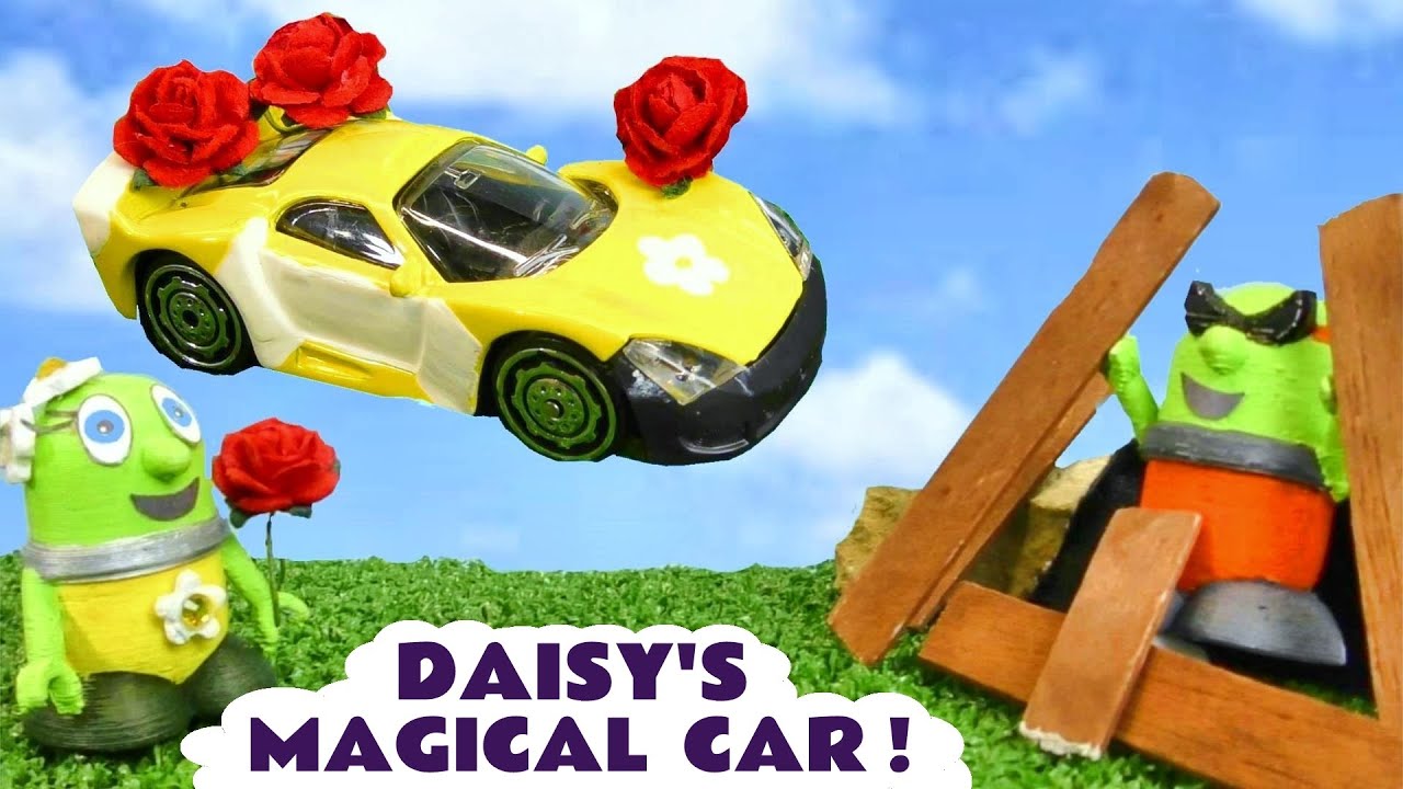 Can Daisy Funlings Car Fly using Magical Flowers?