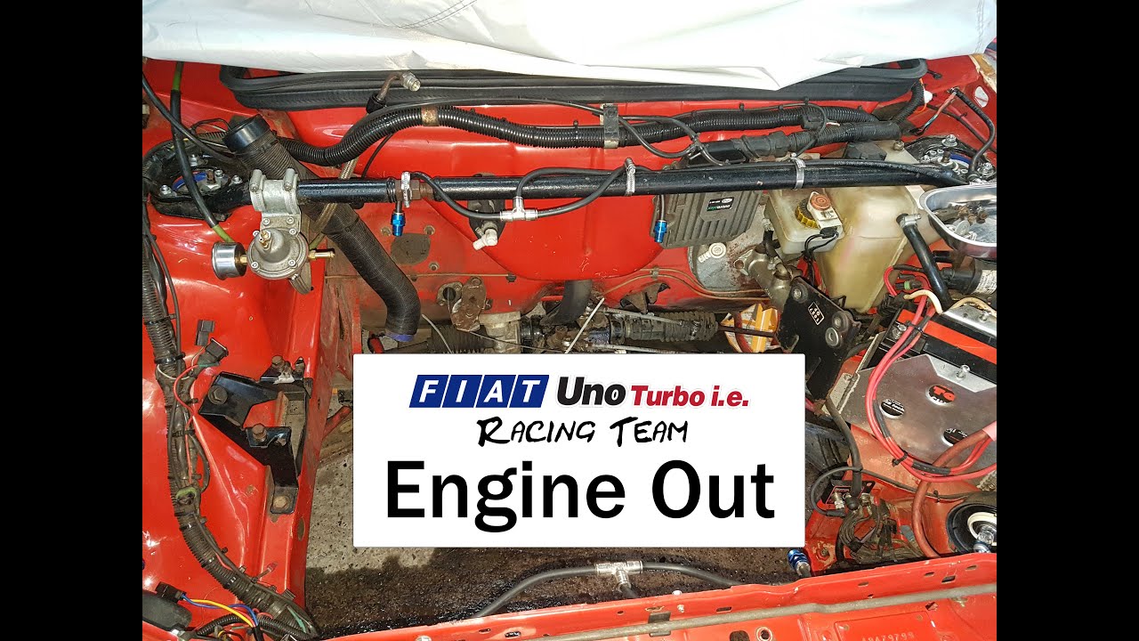 Fiat Uno Turbo i.e. Engine Removal