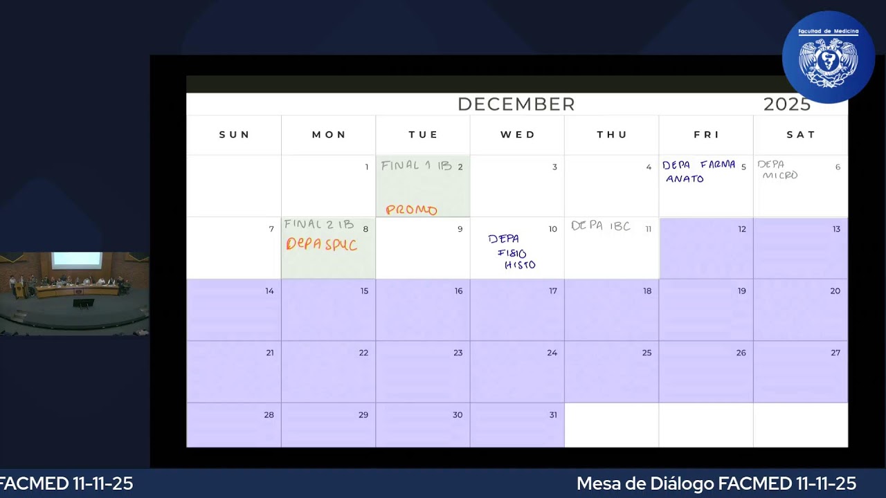 Mesa de Di&aacute;logo FACMED 11-11-25