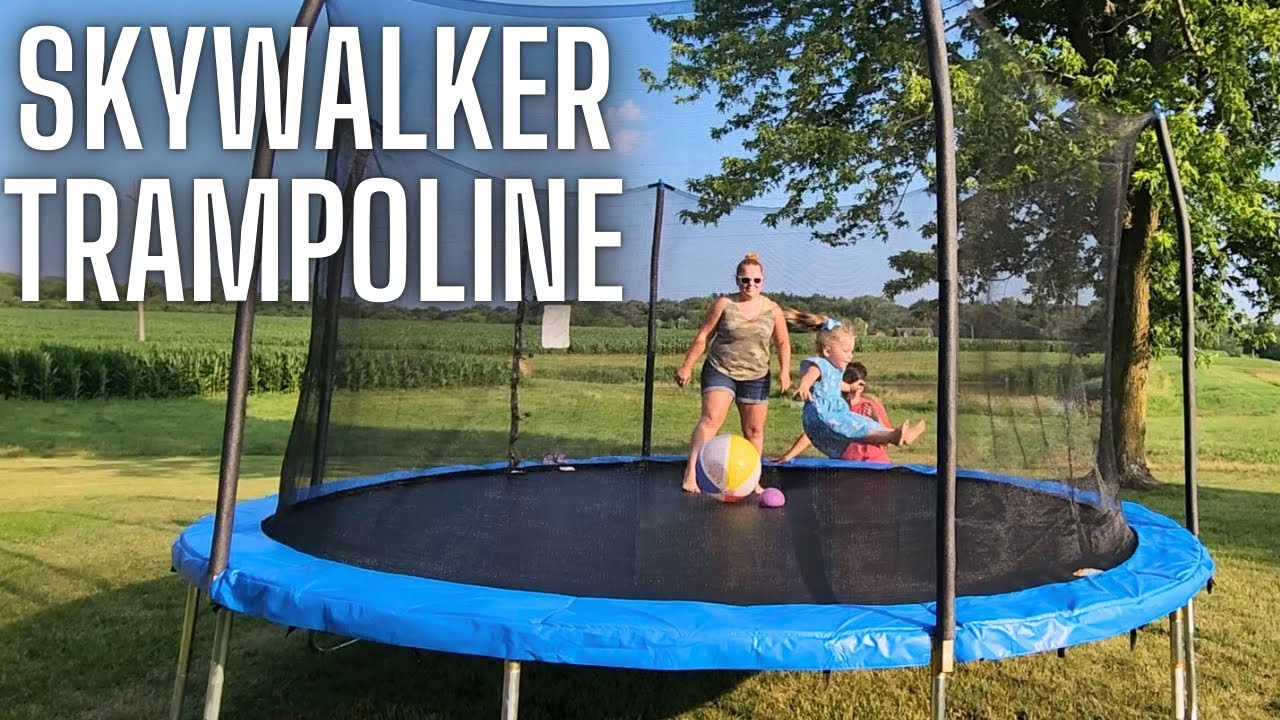 Trampoline | Skywalker Trampolines | Trampoline and Enclosure with spring