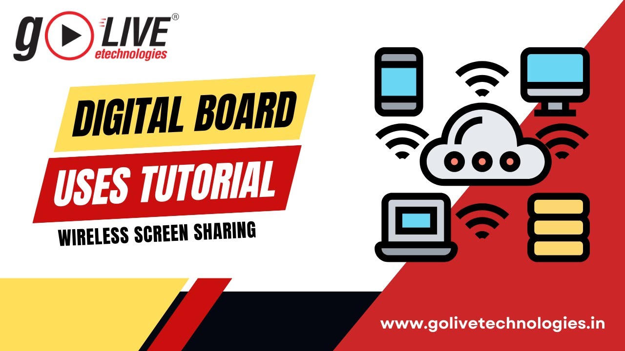 Maxhub Smartboard Tutorial: Wireless Screen Sharing of Laptop/Smart Phone | GoLive eTechnologies