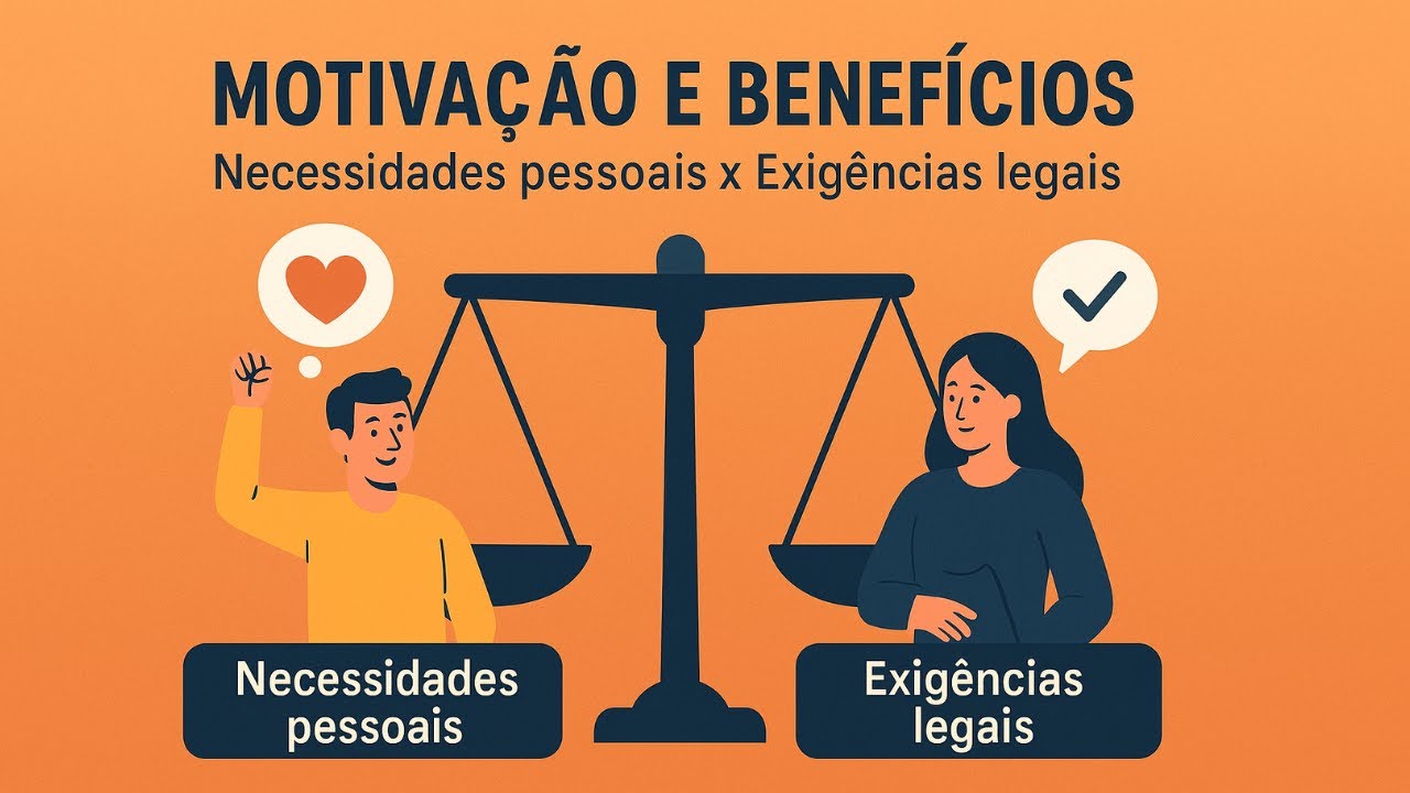 Motivação e Benefícios - Necessidades Pessoais x Exigências Legais