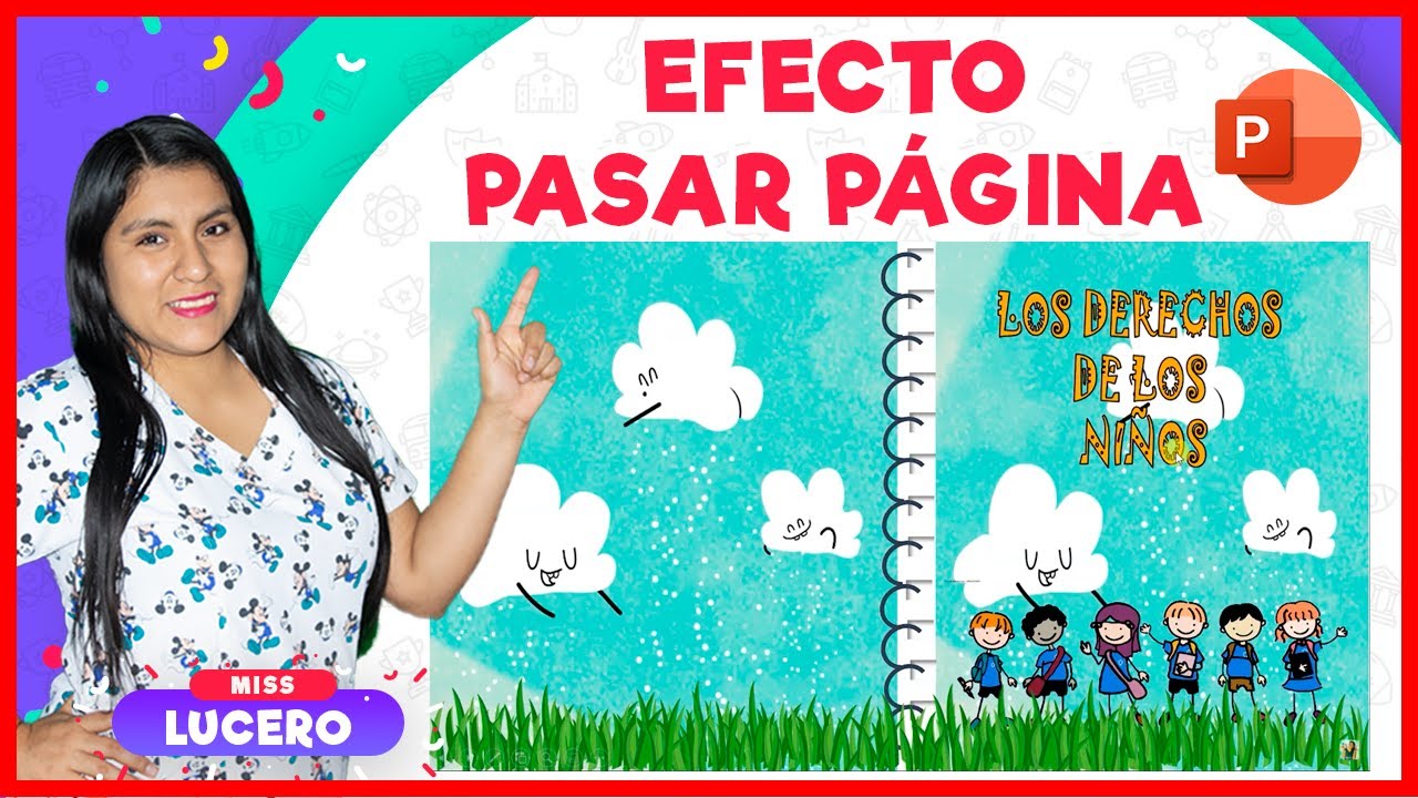📖 EFECTO PASAR PÁGINA en Power Point | 📒 Simular libro o cuento abierto | Miss Lucero