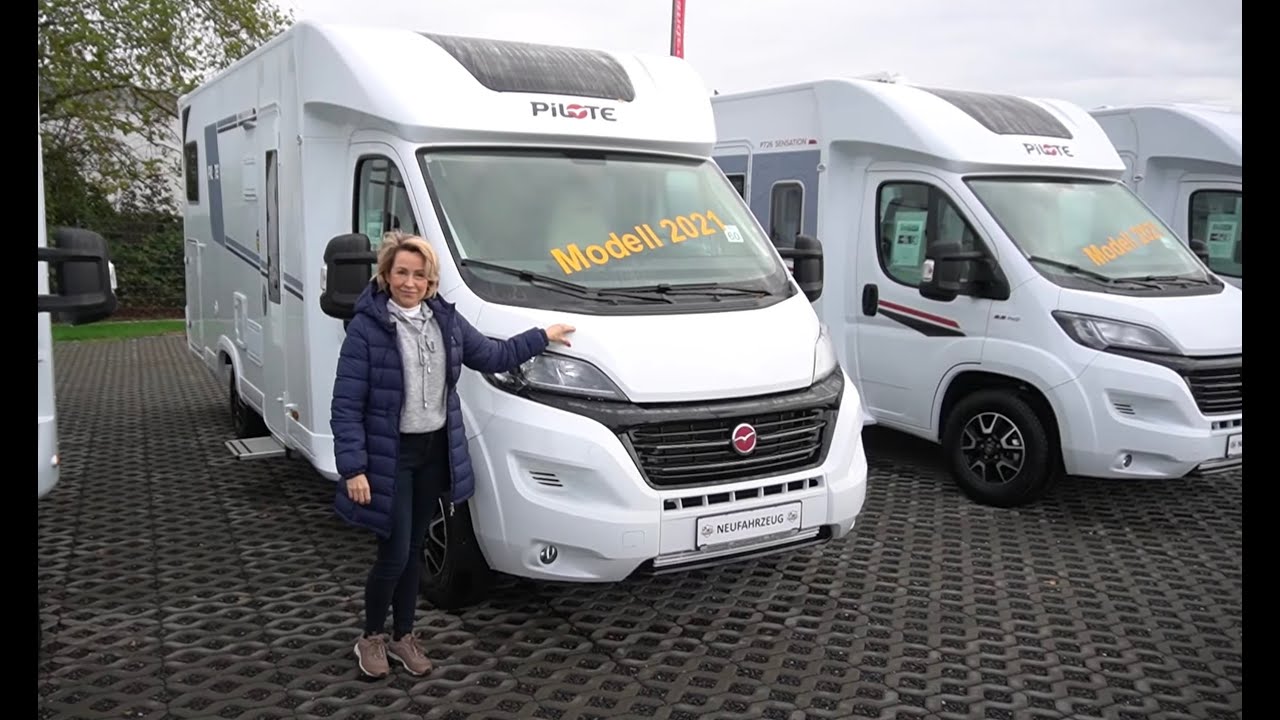 Raumwunder Wohnmobil PILOTE G 696 PJ 2021. Liegen und entspannen wie im Luxushotel.