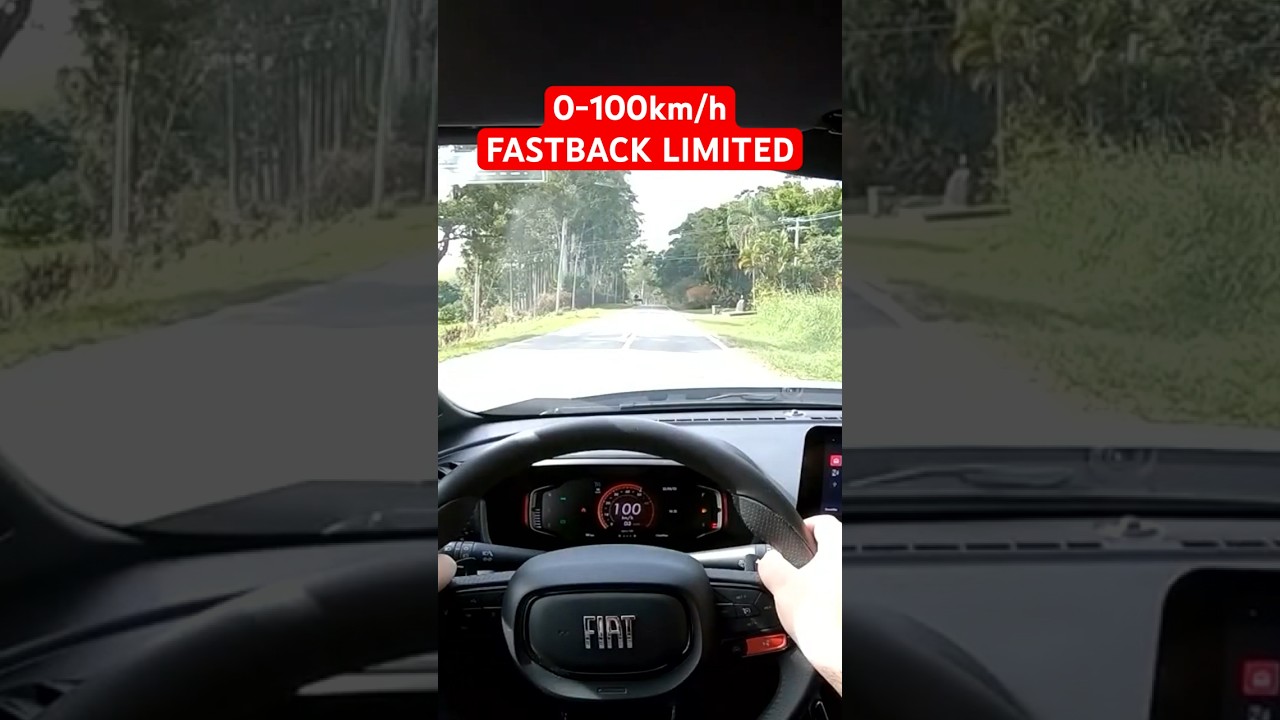 0-100 km/h do Fiat FASTBACK Limited Editon 1.3 Turbo!!! #fiat #fastback #fiatfastback #0a100
