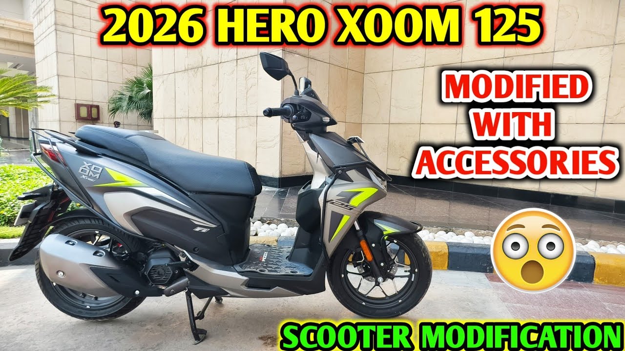2026 Hero Xoom 125 Modified with Accessories | Scooter Modified Local Riding | JD Vlogs Delhi