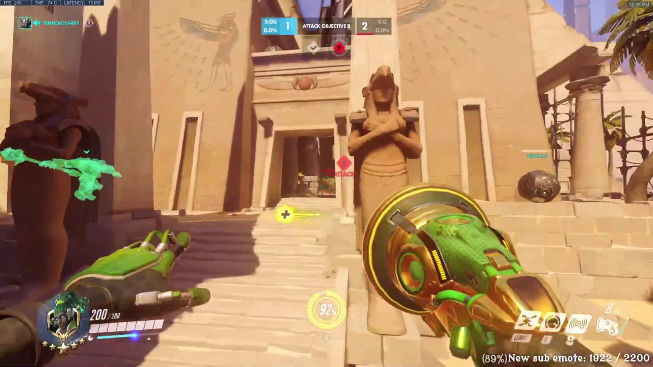 VALE MERCY AND LUCIO GAMEPLAY! [ OVERWATCH SEASON 19 TOP 500 ]