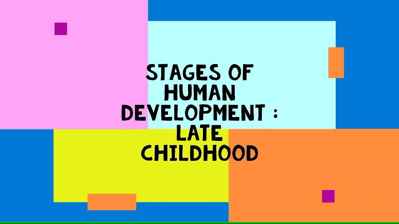 Stages of Human Development: Late Childhood | The Morning Camp slides