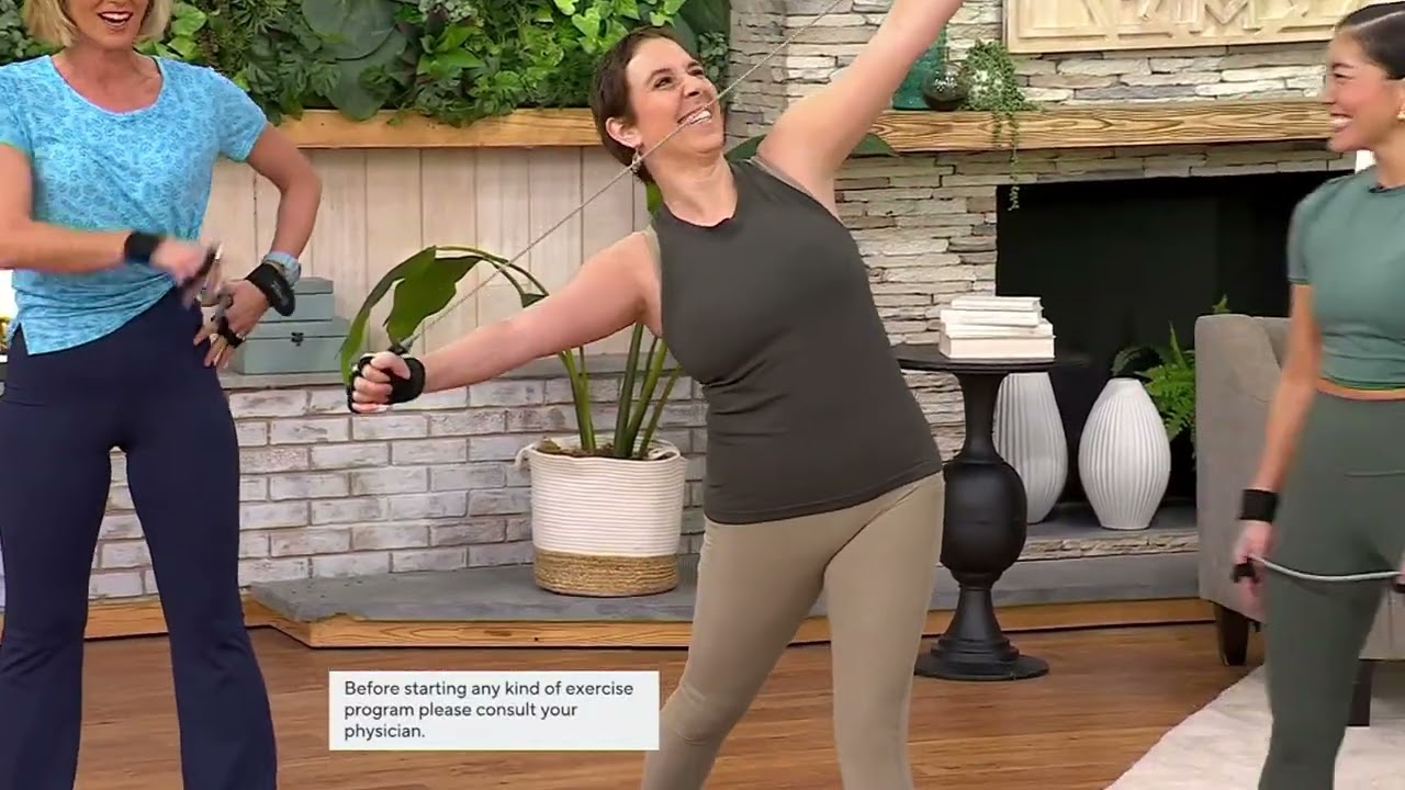 PVOLVE Low-Impact Functional Fitness Method w/ Wall Chart on QVC