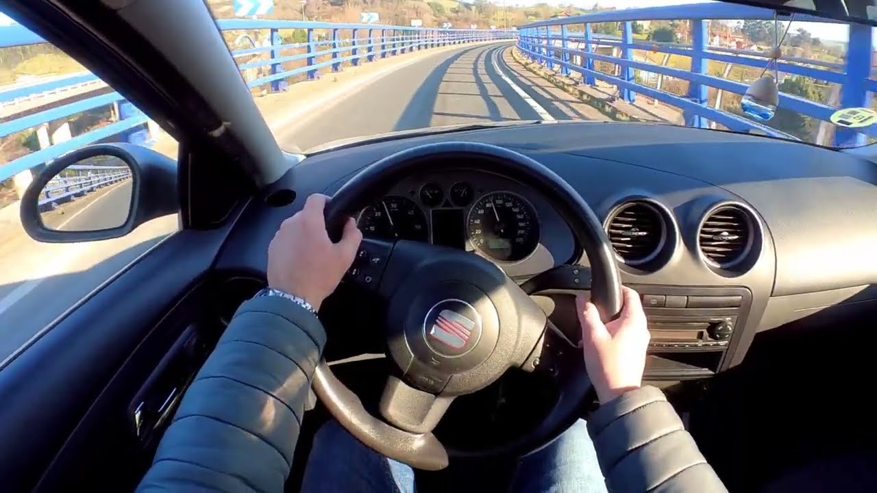 cochestube seat ibiza 2006 (1.4TDI 80CV)POV Test drive