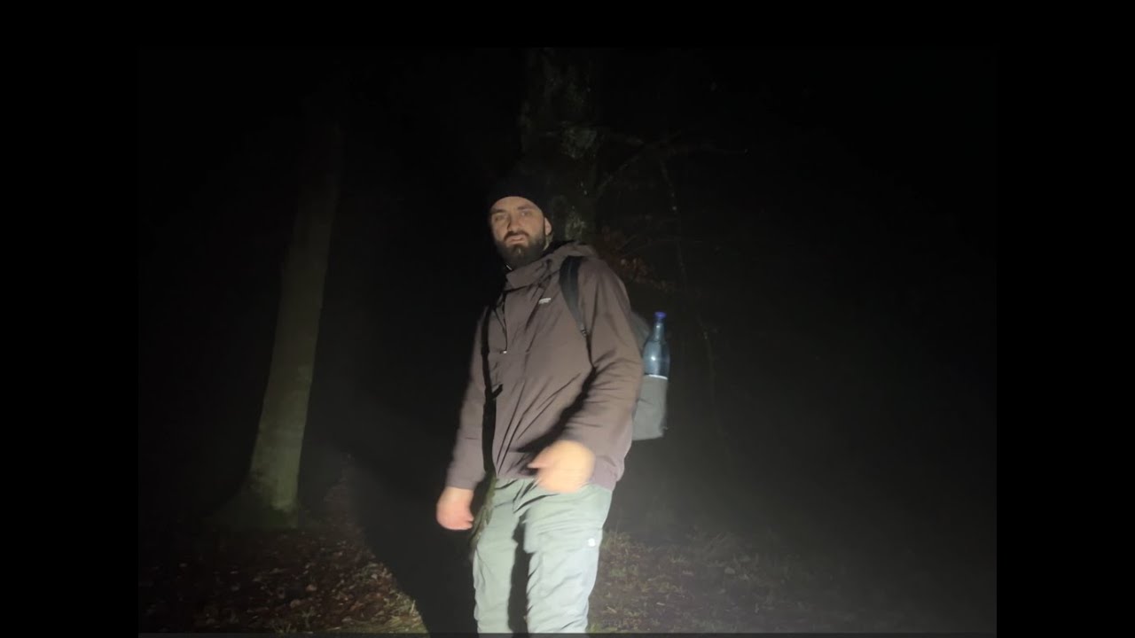 FIRST TIME ALONE in the WOODS at NIGHT *ANXIETY HITS*