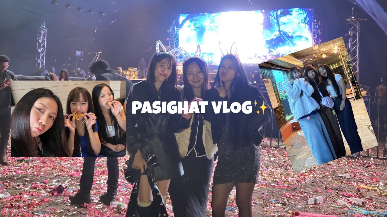 Pasighat Vlog/Partung Carnival/Friends Reunion 🎊🎈🪩🥂🍗🍖🧧🏮🎎