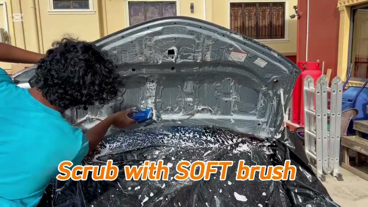 Toyota Corolla Fielder Hybrid Engine Wash