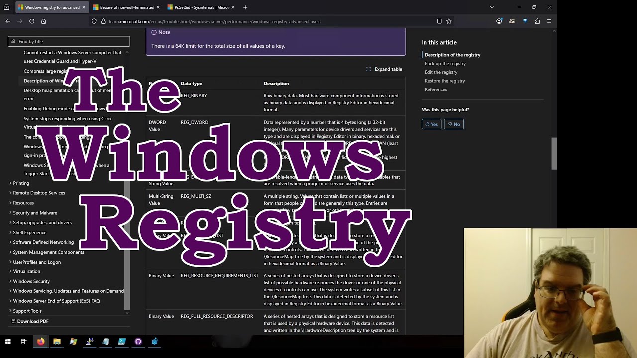 The Windows Registry - what is it and what can you do with it?