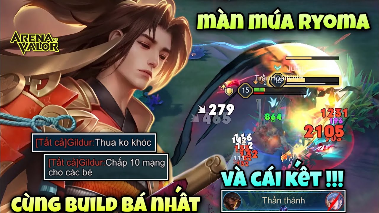 Màn Múa Ryoma Cùng Build Dame To Nhất Hiện Tại Gặp Phải Team Bạn Gáy Sớm Và Cái Kết Mãn Nhãn