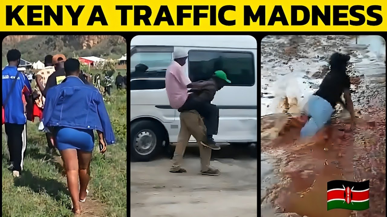 Самые вирусные моменты с пробками в Кении, запечатленные на камеру 🇰🇪 | Обязательно к просмотру 8