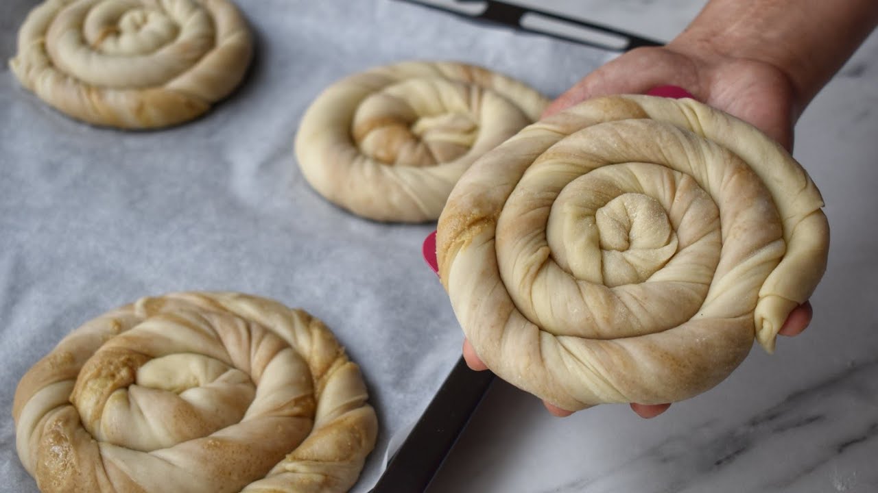 ÖYLE GÜZEL OLDU Kİ😀 HER GÜN YESEM BIKMAM✅ TEL TEL AYRILAN TAHİNLİ ÇÖREK TARİFİ