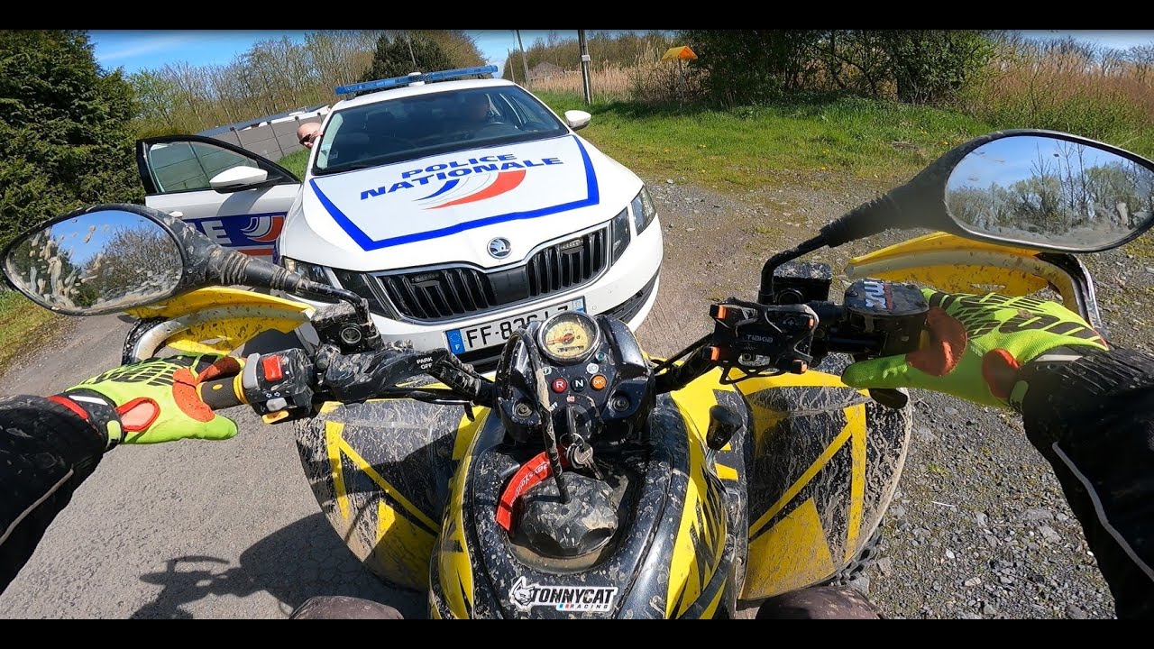4 kymco maxxer (Police/chutes/bourbier)