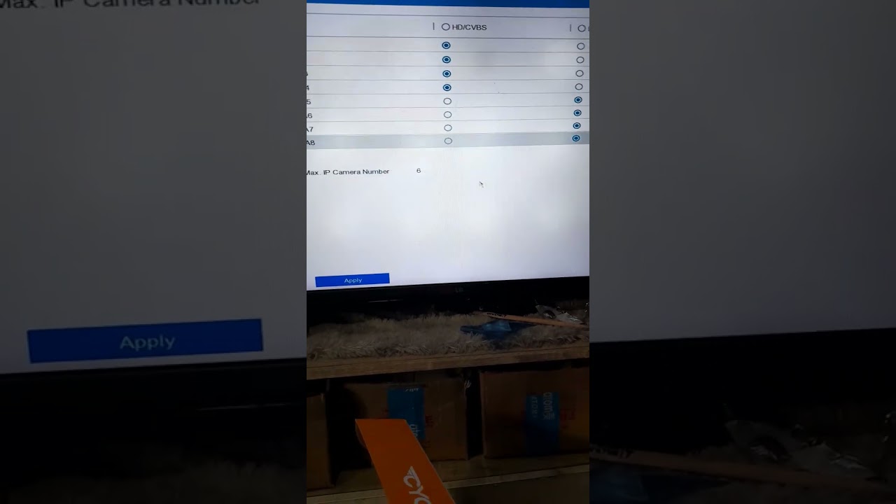 Cara seting merubah DVR Hilook 8 chanel menjadi 4 chanel IP camera 