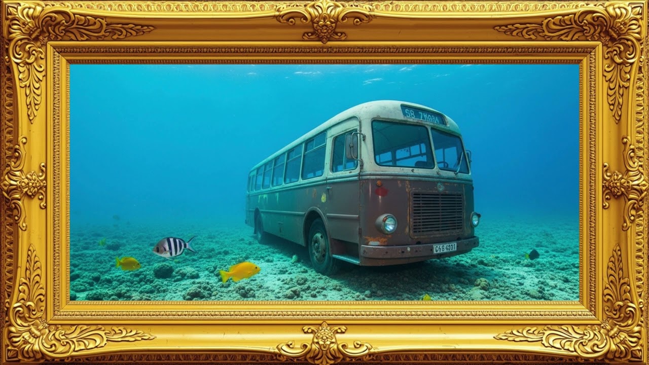 Bus İn the Sea - Calm Screen TV 📺