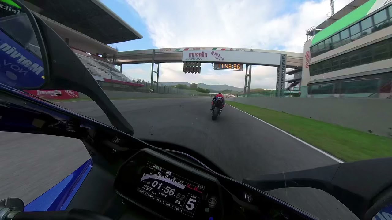 Marvin Fritz Onboard Mugello | Standard Yamaha R1 | 1:55.7