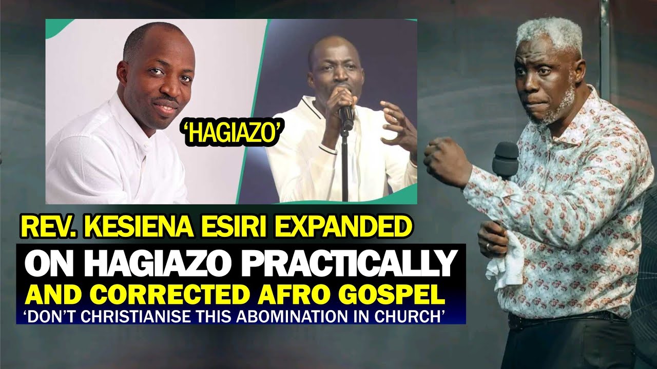 Rev Kesiena Esiri Expanded Hagiazo and Corrected The Afro Gospel in Church
