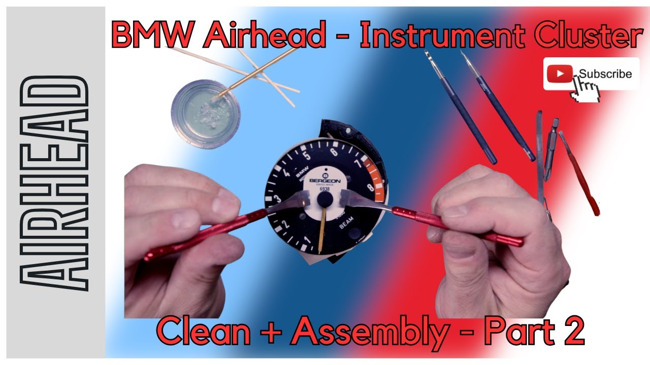 BMW Airhead Speedometer Tachometer refresh PART 2 - More disassembly, cleaning and reassembling