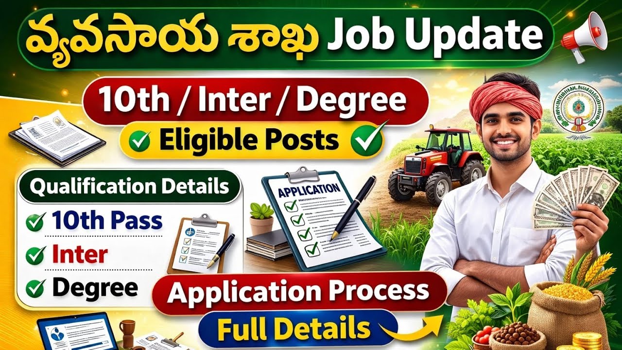 10Th అర్హత తో వ్యవసాయ శాఖలో ఉద్యోగాలు| Simco Govt Job Notification| No Exp - No Interview| Govt Jobs