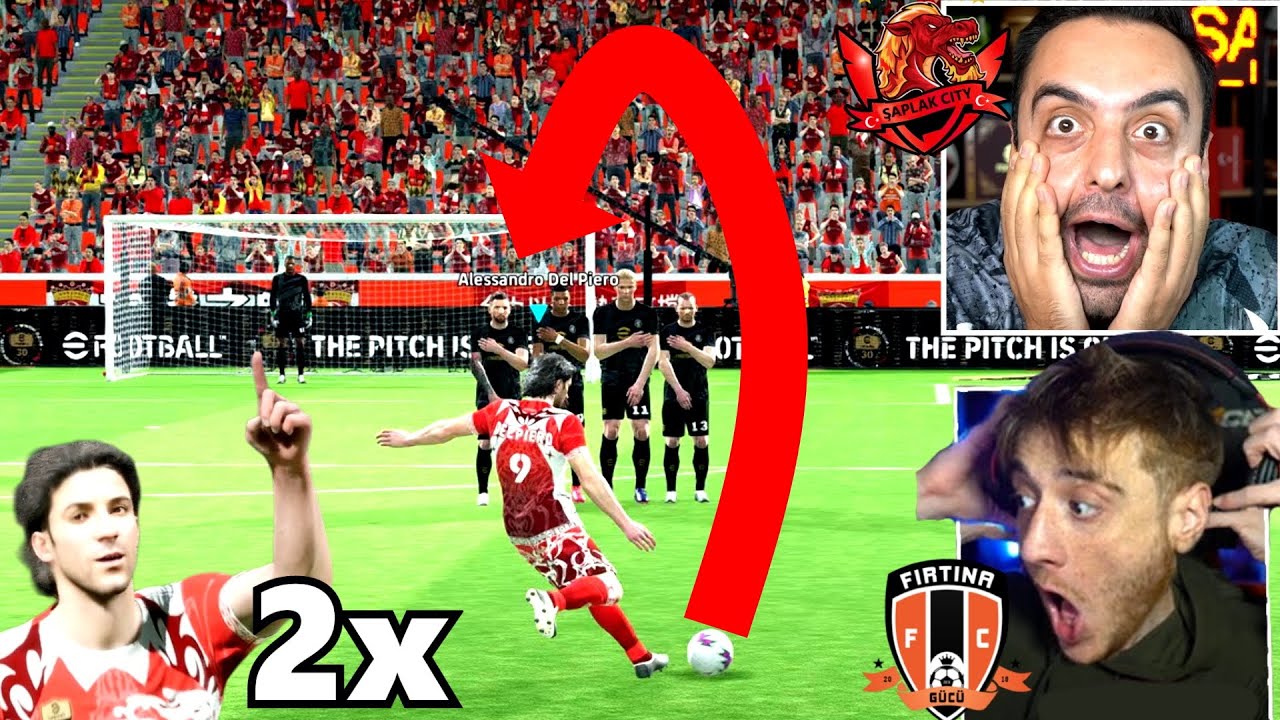 REKOR ! 2 DEFA DEL PİERO 32.5 METRE FRİKİK GOL 😱 ELPESİCO 26 ÜMİDİ VS EMJAN KAPIŞMA !