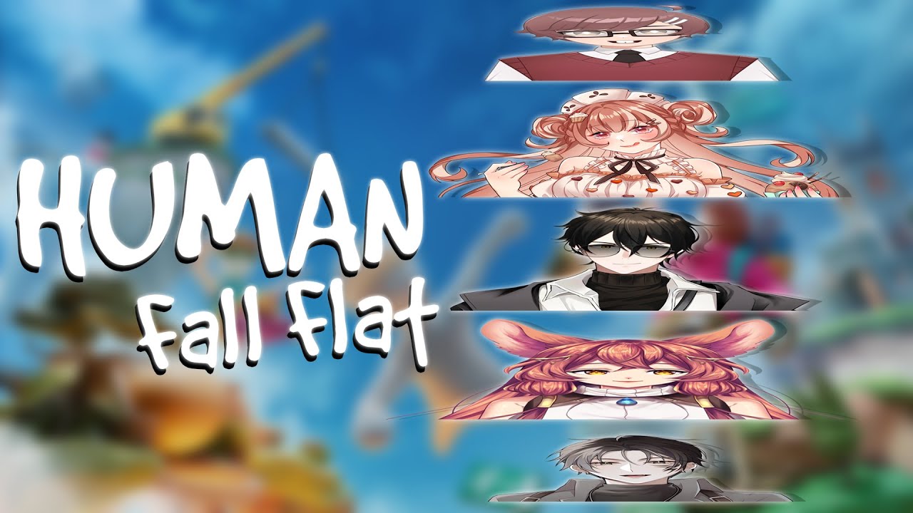 tumnailnya pada gepeng soalnya kan human fall flat nah flat kan artinya gepeng | Human Fall Flat