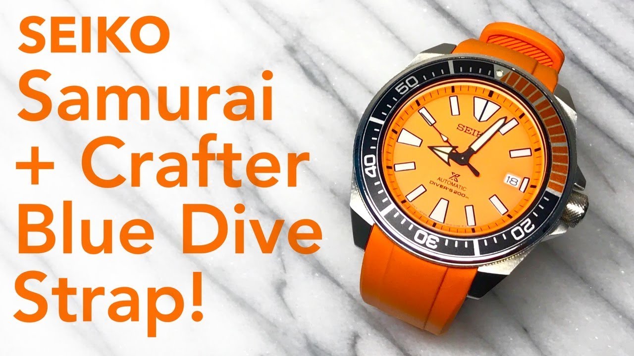 Seiko Samurai + Crafter Blue Ultimate Dive Strap Review!