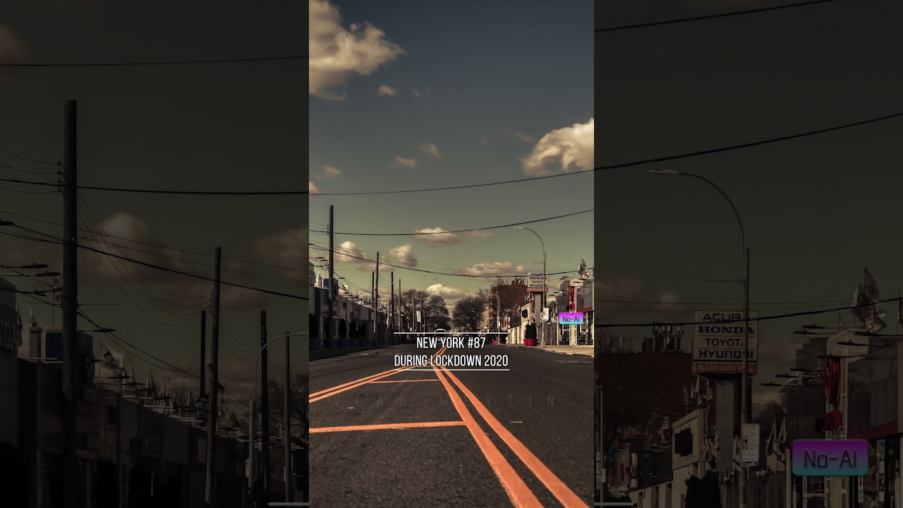 Empty Streets and Tranquil Atmosphere during Lockdown 2020 