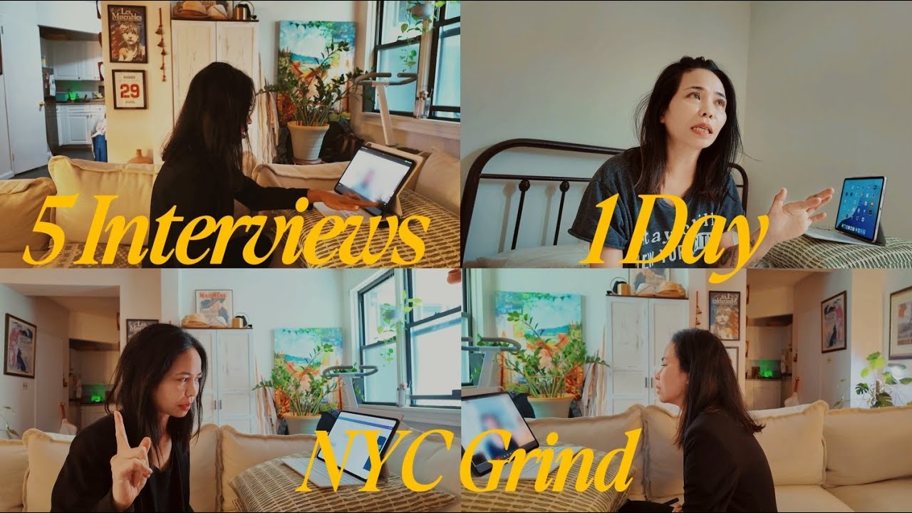 A Day in My Life: 5 Job Interviews💻 in NYC🗽 🇺🇸 | Job Hunt 𝓅𝒶𝓇𝓉 3 #jobhunt  #NYCVlog