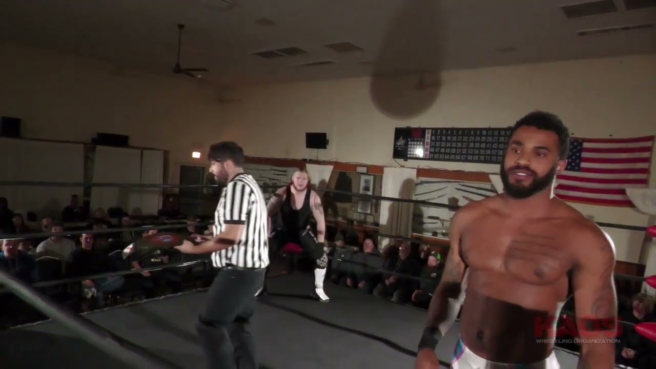 KAOS Heavyweight Championship Thomas Bailey vs Isaiah Moore #kaos #wrestling #professionalwrestling