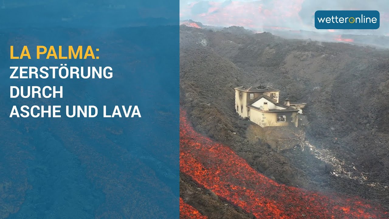Asche und Lava auf La Palma (05.10.2021)