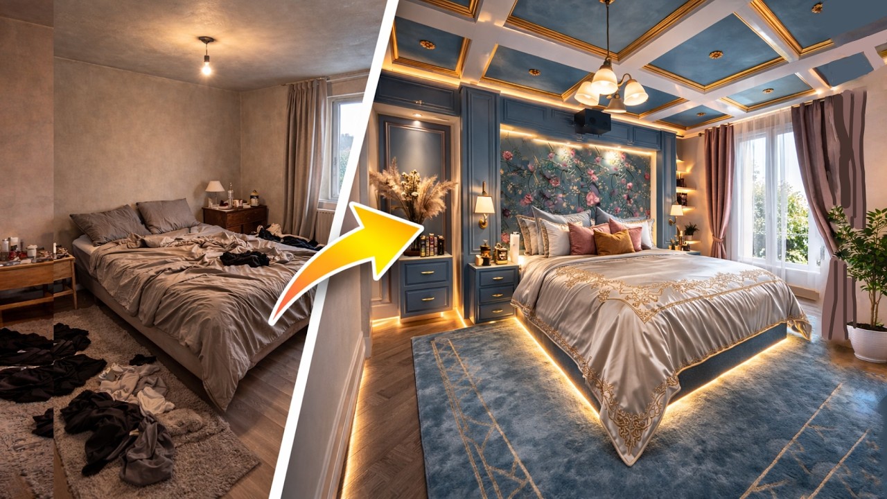 RÉNOVATION EXTRÊME DE CHAMBRE STYLE HÔTEL 5 ÉTOILES + Test Caméra IMOU