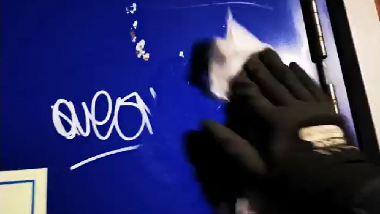 How To Remove Graffiti By Hand