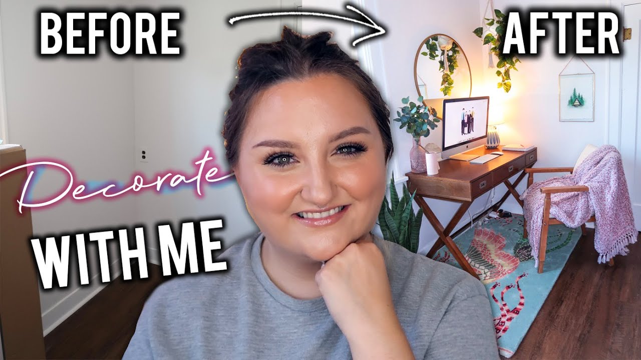 DIY OFFICE MAKEOVER BEFORE & AFTER
