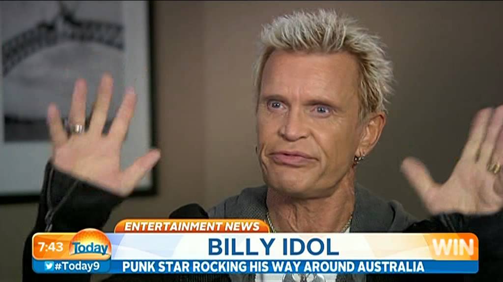 Billy Idol Interview - Today Show Australia 18/3/15