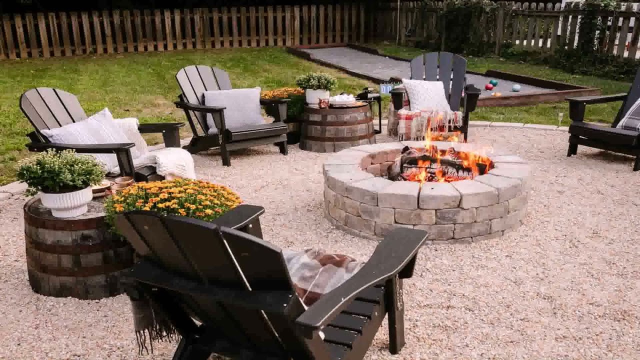 Backyard Design Ideas With Fire Pit