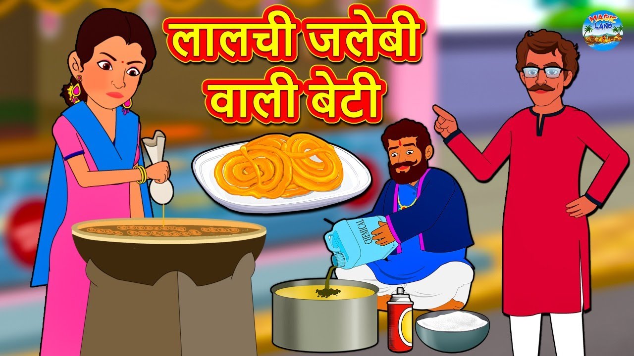 लालची जलेबी वाली बेटी | Hindi Kahaniya | Hindi Stories | Stories in Hindi | Kahaniya in Hindi