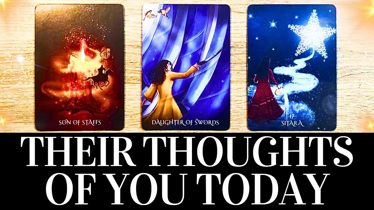 PICK A CARD 🥰🔮 Their THOUGHTS Of YOU Today 🔮🥰 What Is On Their Mind? ❤️ Love Tarot Reading Soulmate