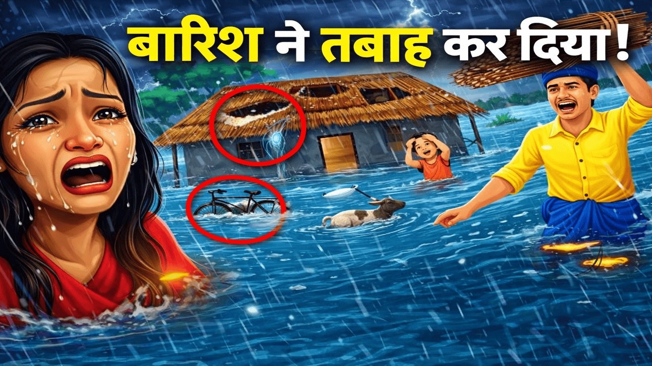 गरीब पर ठंड की मार हिंदी कहानी | Hindi Cartoon Stories | Moral Stories In Hindi | Kahaniyan