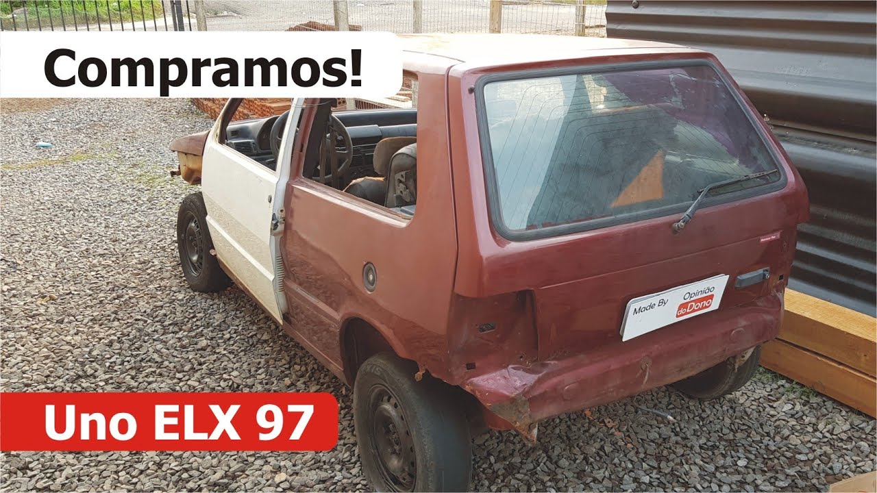 Compramos! Fiat Uno ELX 1997!