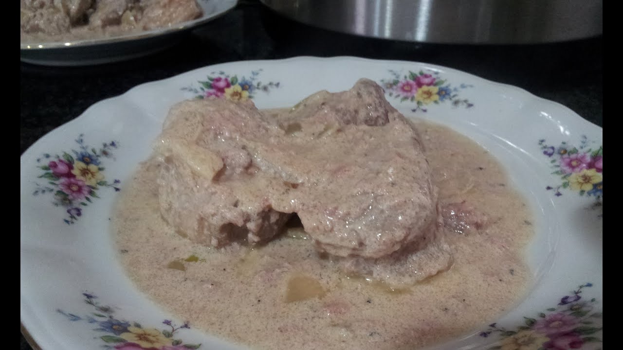 Solomillo de cerdo con salsa de pate en olla GM F