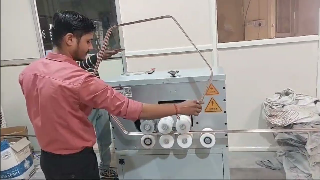 how to make an curved arched mirror frame | Aluminum Mirror Frame Bending Machine : MTE MACHINES