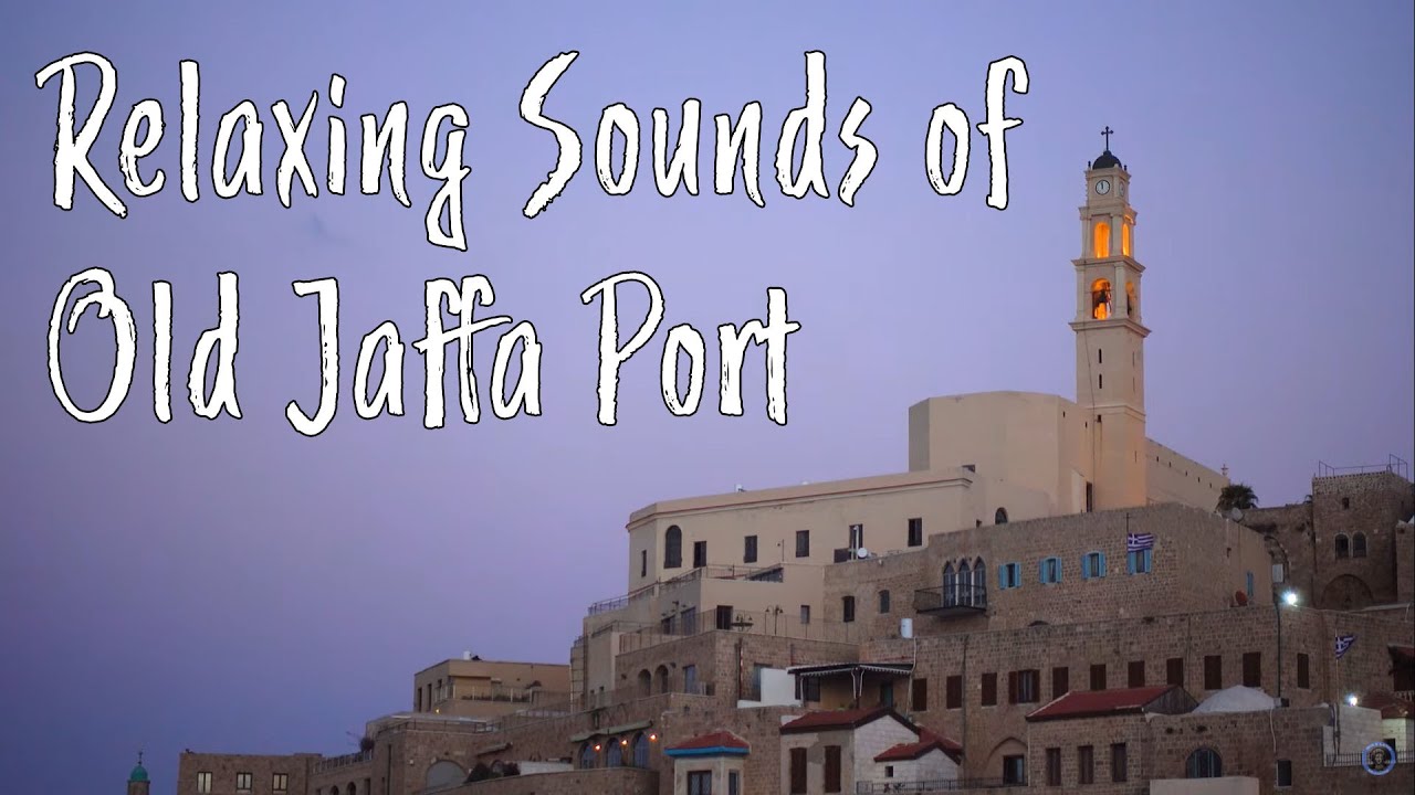 Relaxing sounds of old Jaffa port, Israel.