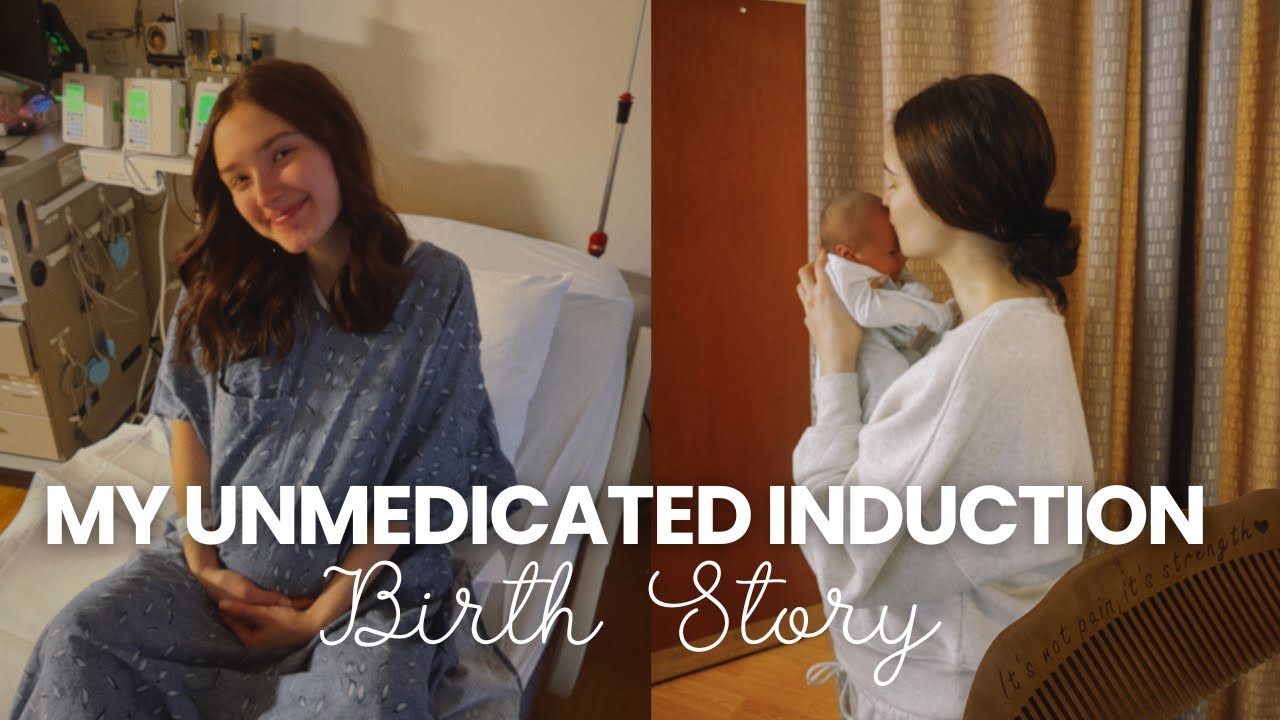 My Unexpected Induction Birth Story: Unmedicated, IUGR, First Time Mom, Labor Tips