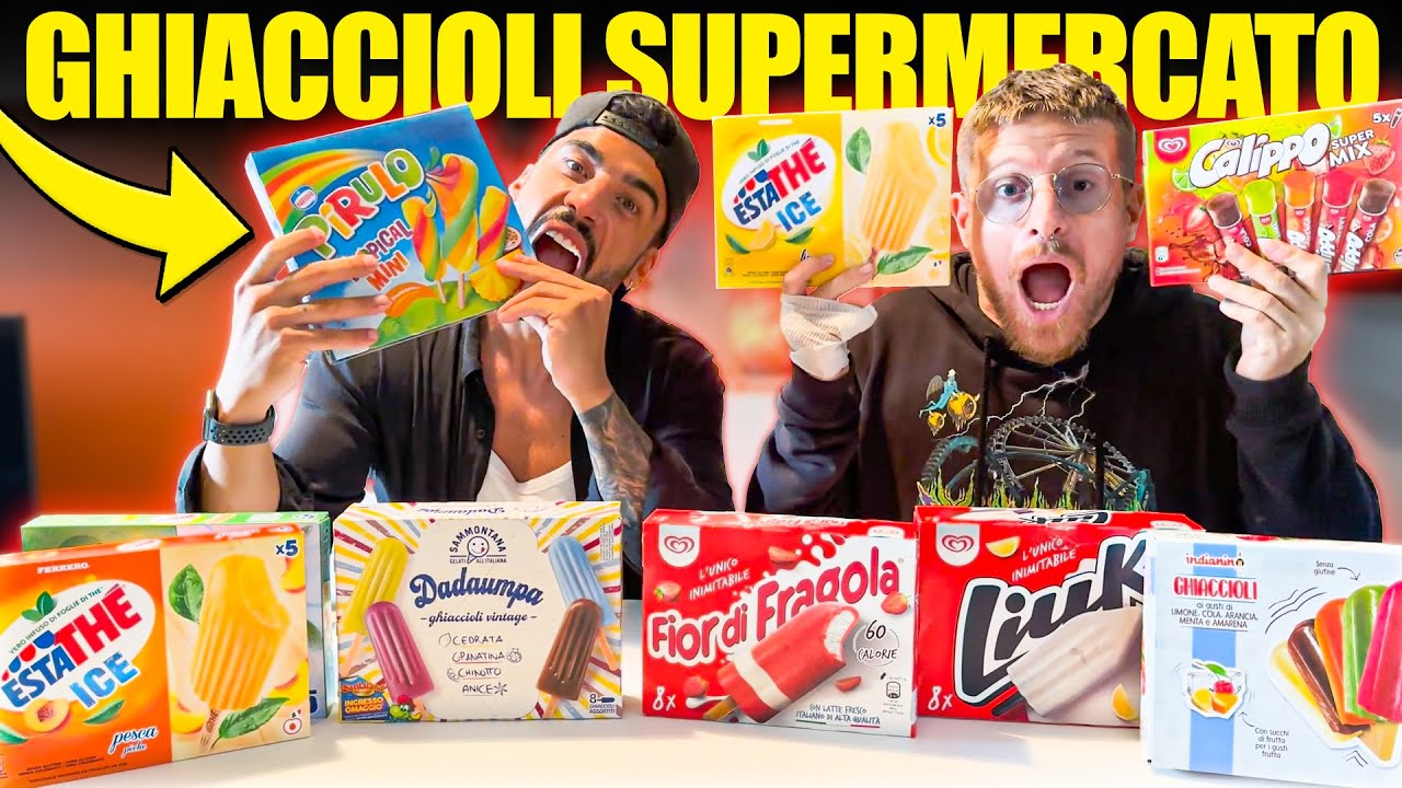 PROVIAMO TUTTI I GHIACCIOLI ESISTENTI DEL SUPERMERCATO - ASSURDO HO TROVATO I GHIACCIOLI ESTATHÈ!